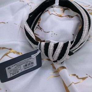 Elegant Black and White Headband